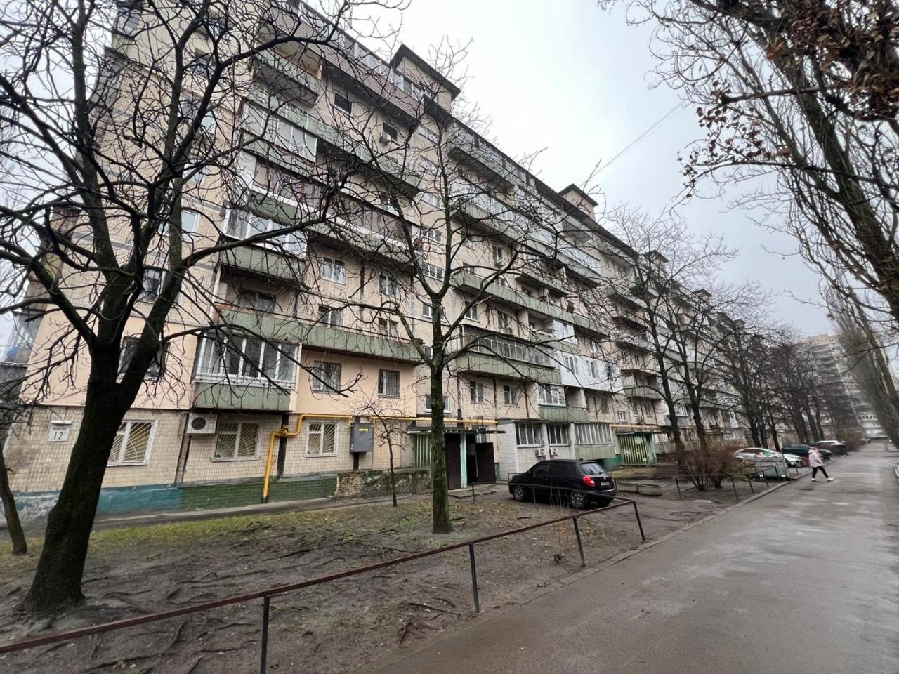 Квартира эконом-класса возле метро Левобережная Киев Экстерьер фото